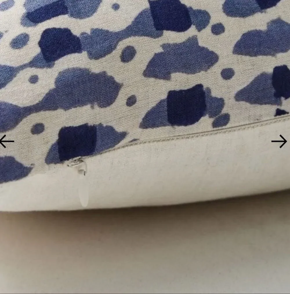 West Elm Happy Wave Oversized Long Lumbar Cushion Pillow Cover NWT 12